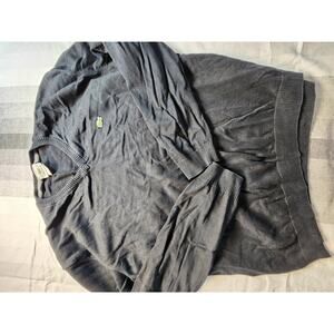 Vintage dark grey Lacoste crew neck sweater